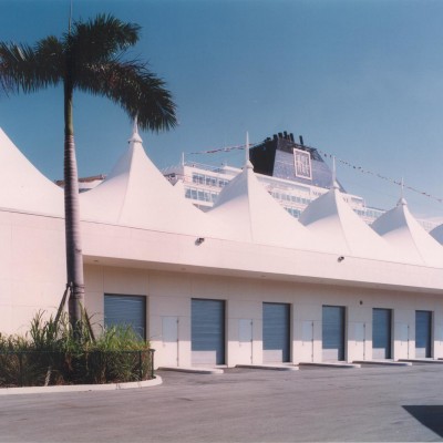 Birdair Tensile Membrane Structure PTFE Port of Miami