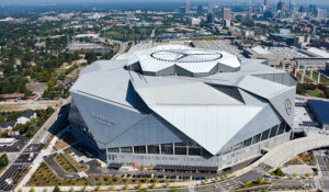 Mercedes Benz Stadium in Atlanta