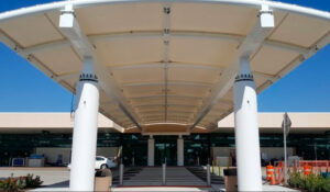Sarasota Bradenton Airport curbside canopies