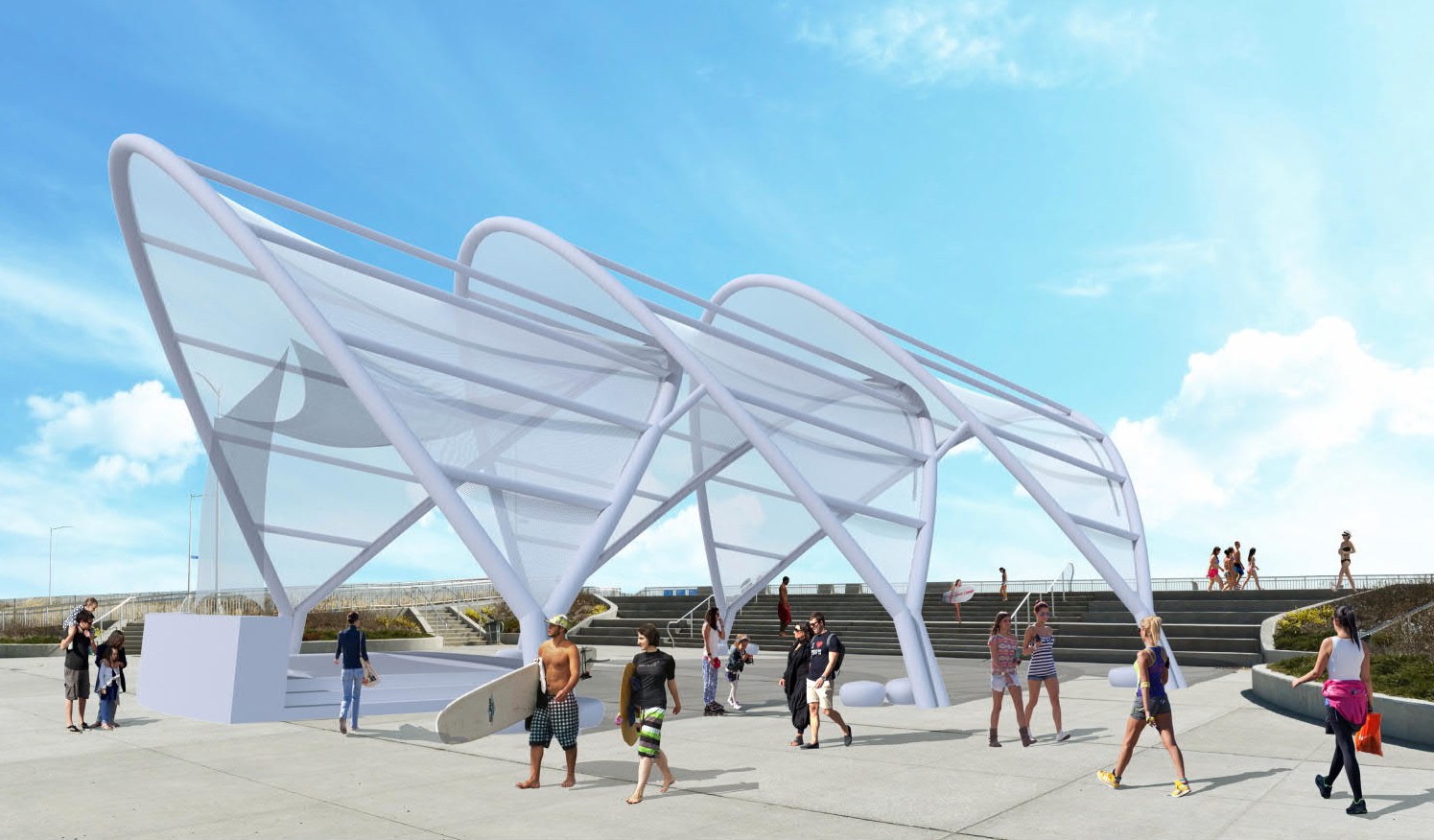 Shorefront Parkway Gateway – Birdair