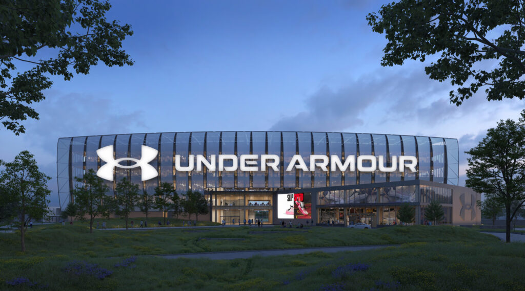 The 280,000 sq.ft. Under Armour global headquarters will support all corporate teammates in Baltimore and include office, retail and fitness facilities.