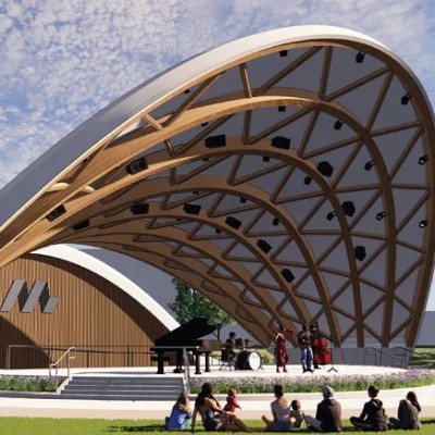 Menifee-Amphitheater_Birdair_Feature Birdair Tensile Membrane PTFE Mesh